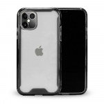 Wholesale Clear Armor Hybrid Transparent Case for iPhone 12 / iPhone 12 Pro 6.1 (Smoke)